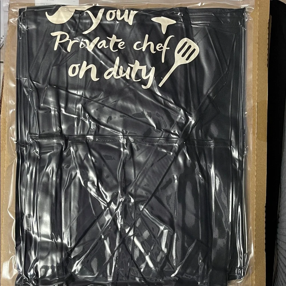 Couples Apron Set - Black